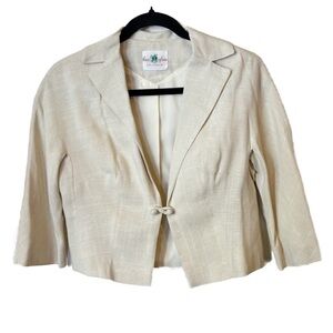 Jack Bloom California Vintage Short Blazer 3/4 Sleeves Lined